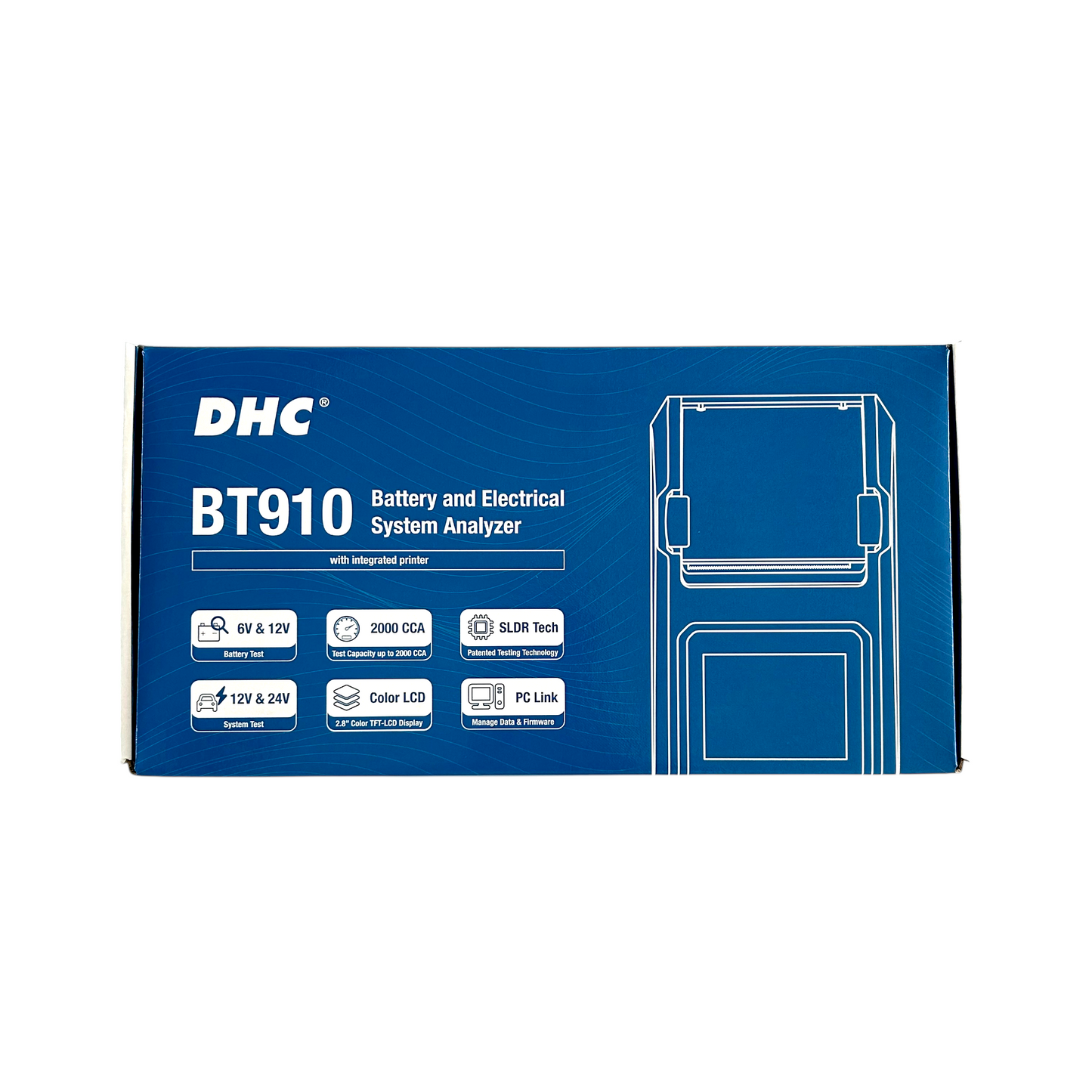 BT910 | DIGITAL 12V VEHICLE BATTERY TESTER WITH PRINTER