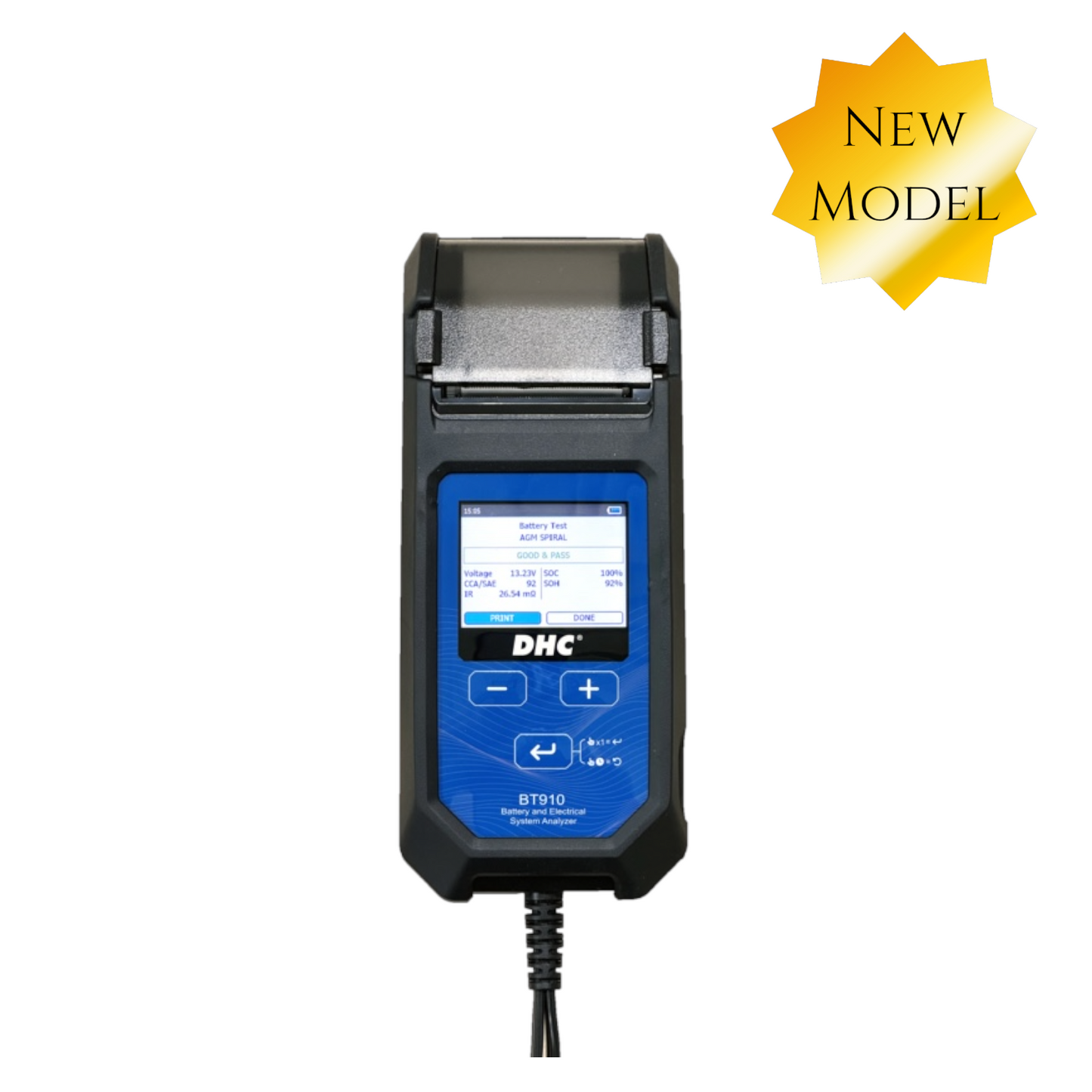 BT910 | DIGITAL 12V VEHICLE BATTERY TESTER WITH PRINTER
