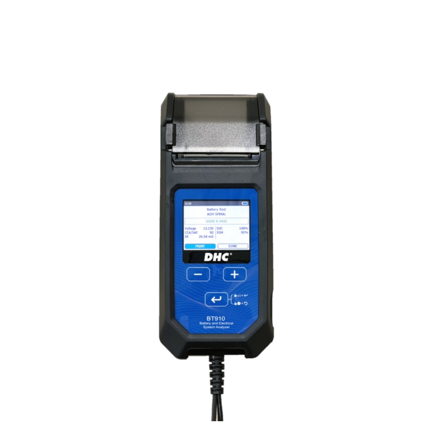 BT910 | DIGITAL 12V VEHICLE BATTERY TESTER WITH PRINTER