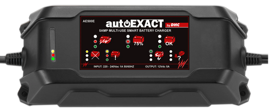 AE500 | 5 Amp Intelligent Digital Vehicle & Battery Charger Maintainer