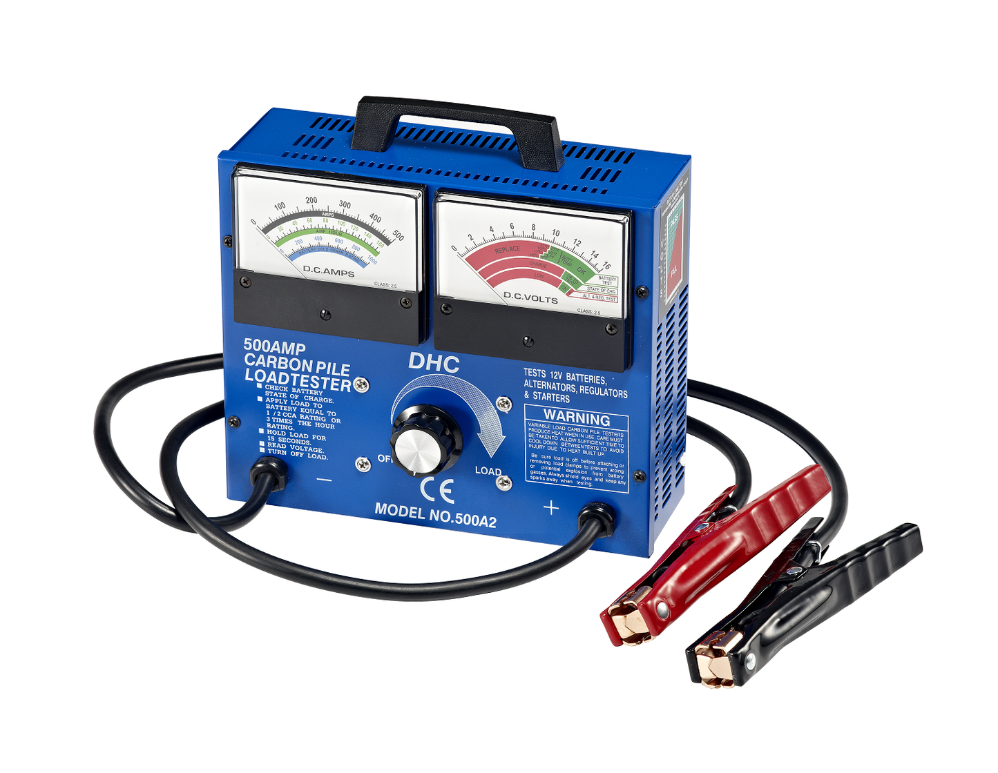 Automotive Car Battery Load Tester Carbon Pile, DHC 500A2 - Oricol Imports