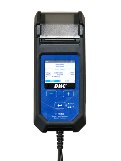 BT910 | DIGITAL 12V VEHICLE BATTERY TESTER WITH PRINTER