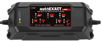 Automotive Intelligent Digital Charger and Maintainer 5 AMP Smart Car Battery Charger, DHC AE500 - Oricol Imports