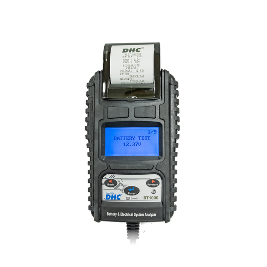 BT1000 | 6V & 12V BATTERY TESTER & ELECTRICAL SYSTEM ANALYZER WITH PRINTER