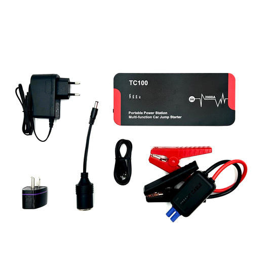 TC100 | Heavy Duty Multi Functional Car Jump Starter and Power Bank