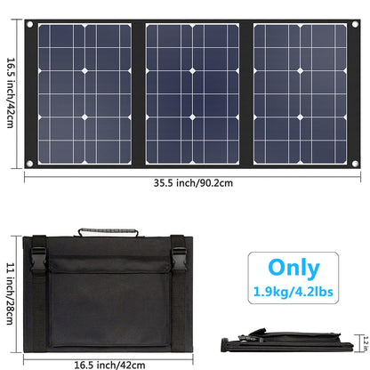 Portable Flexible Solar Panel | 50W 18V/12V Mono