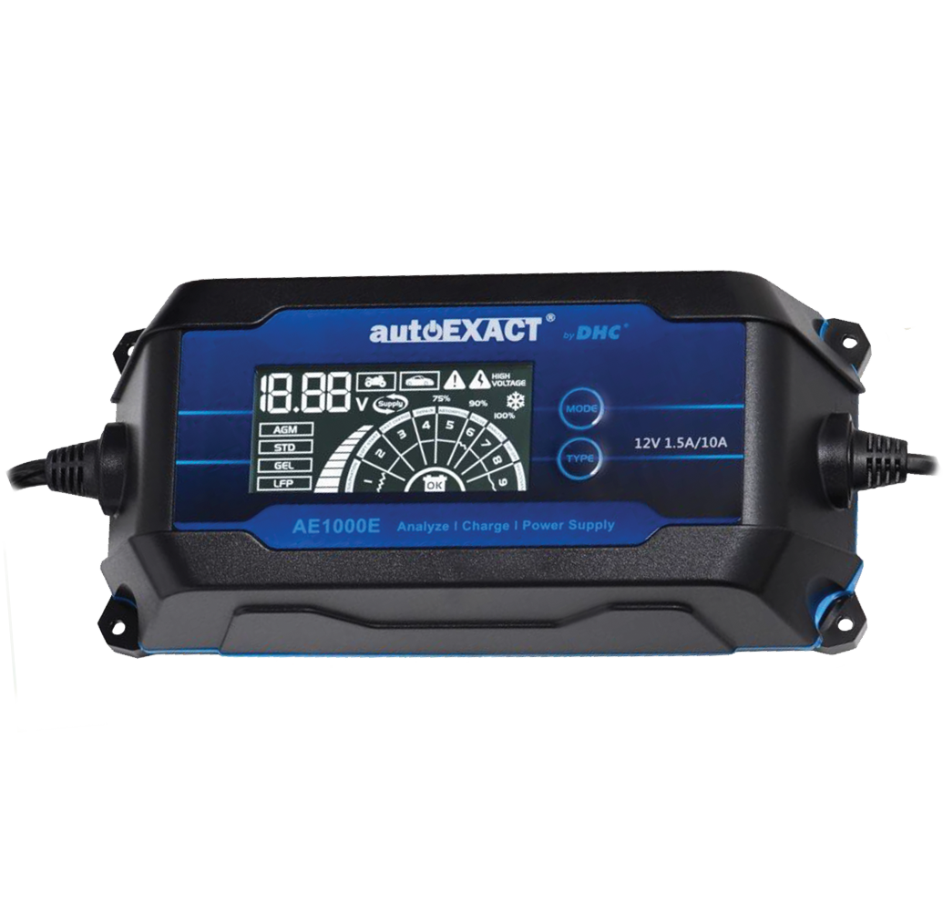 Automotive Digital Charger/Maintainer, 1.5/10 Amp, 12V Smart Car Battery Charger. AE1000 - Oricol Imports
