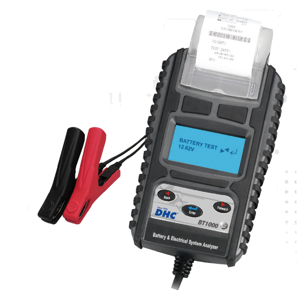 Automotive Car Digital Battery Charging & Starting System Tester with Printer. DHC BT1000 - Oricol Imports
