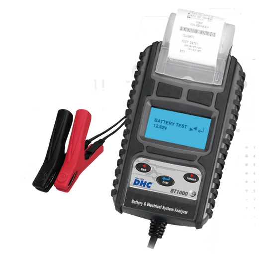 Automotive Car Digital Battery Charging & Starting System Tester with Printer. DHC BT1000 - Oricol Imports